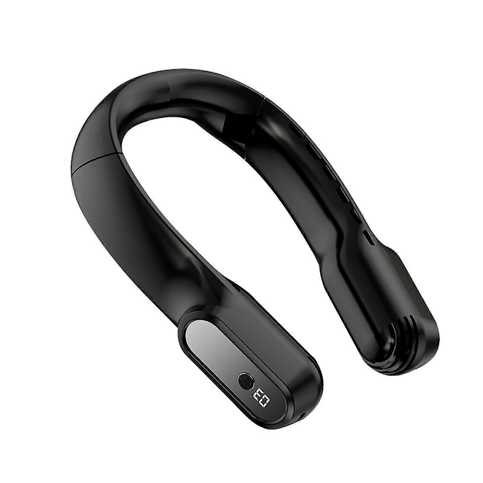 Foldable Bladeless Neck Fan With Adjustable Wind Speeds