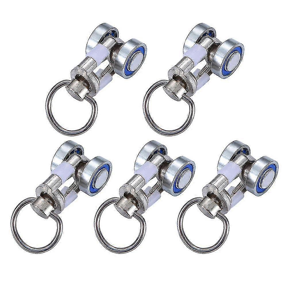 5個のカーテントラックローラー金属カーテンプーリーホームカーテンアクセサリー