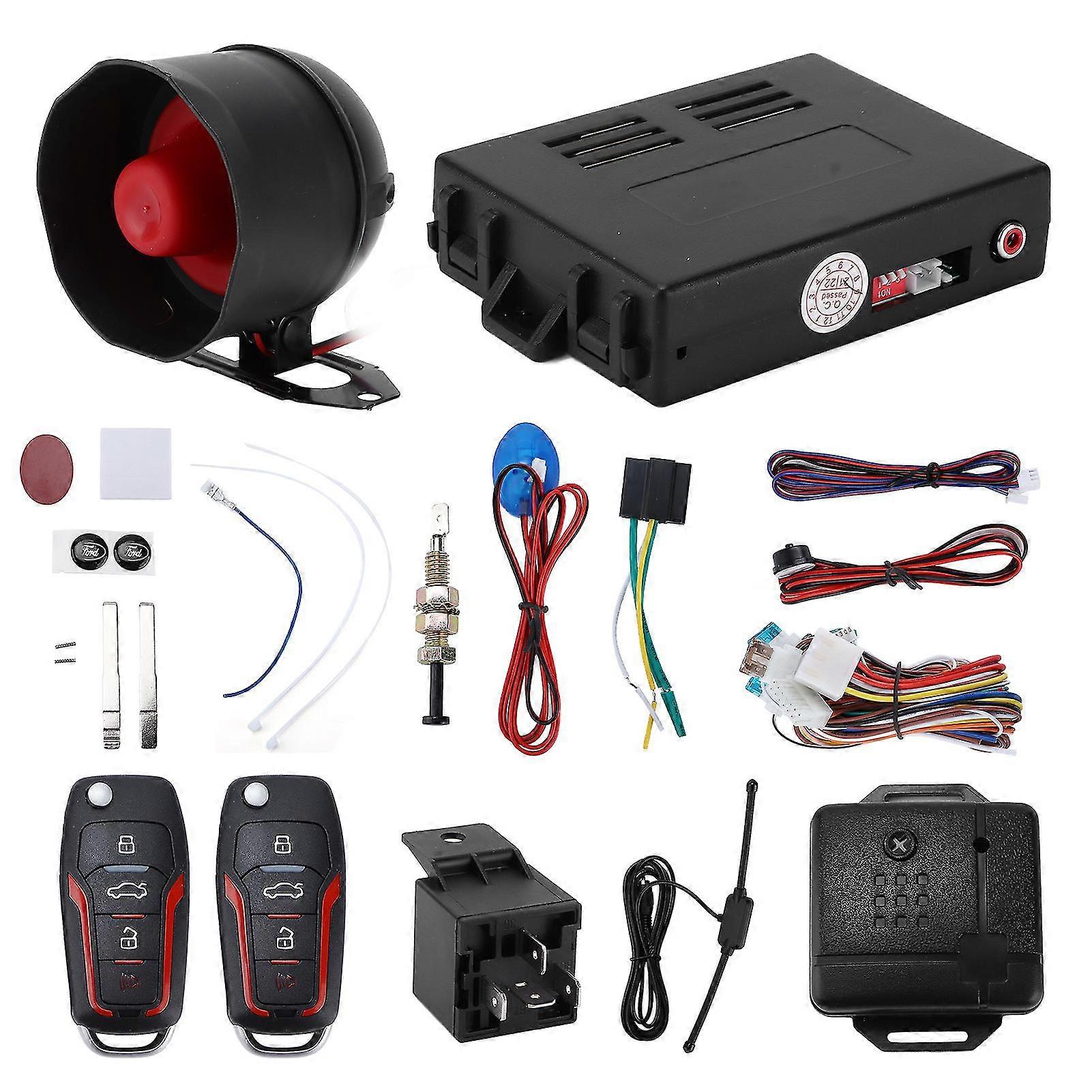 Car Alarm System 12v Keyless Entry System Automotive Electronics Fit For All 12v Cars E2u711