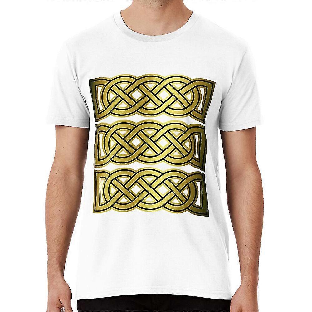 Celtic - formație (aurie) tricou celtic formație model nod