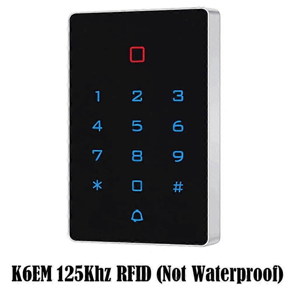 IP68 Waterproof (Optional) Access Control Keypad Outdoor RFID Access Controller Touch Door Opener System EM4100 125KHz Key Card