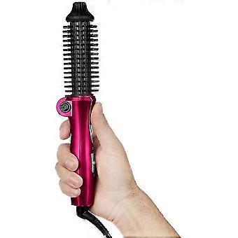 Mini Electric Curling Brush With Travel Bag, Ion Technology