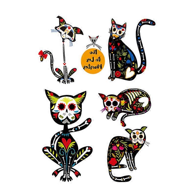 halloween cat stickers