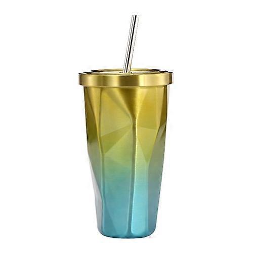 500ml Irregular Double Layer 304 Stainless Steel Sippy Cup