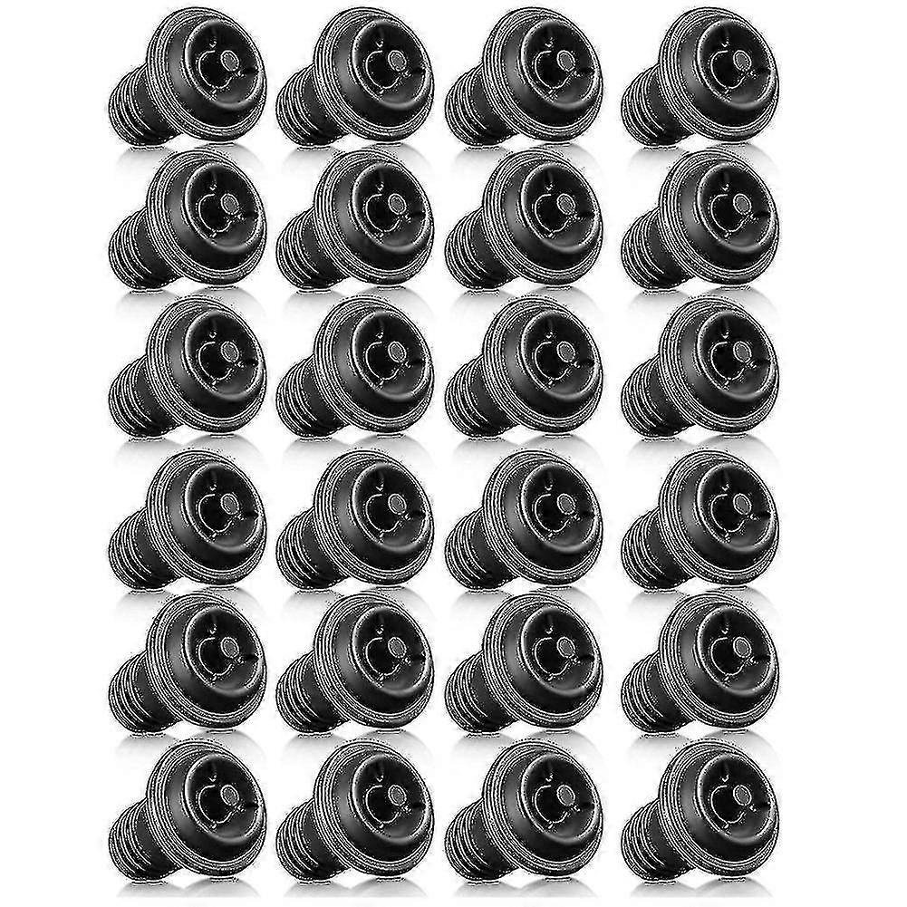 Lot de 24 bouchons à vin refermables, réutilisables et réutilisables.