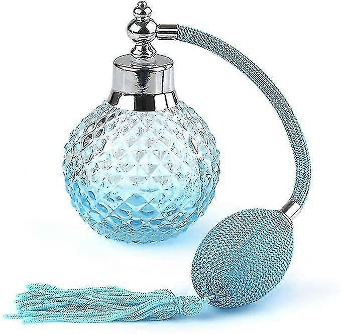 Crystal Art Vintage Style Refillable Perfume Atomizer Long Spray Bottle 100ml