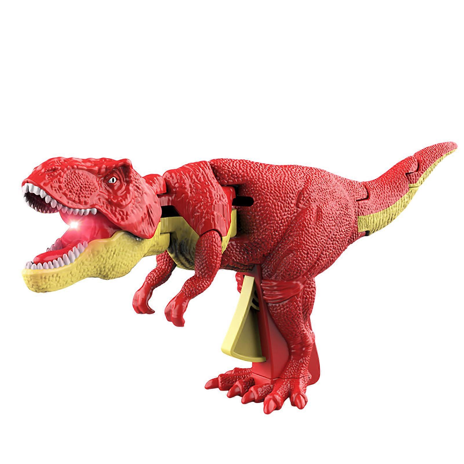 Interactive Swinging Dinosaur Toy with Sound Lights Biting Action Endless Fun Press Dinosaur Toy for Kids