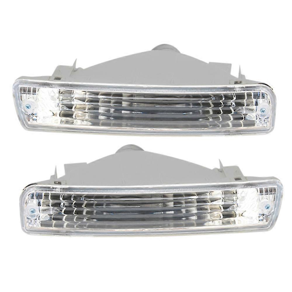 2Pcs Car Front Bumper Turn Signal Lamp for Land Cruiser 80 Series 1991-1998 LC80 FJ80 FZJ80 HDJ80 H