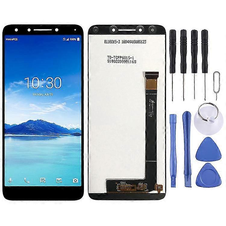 Schermo LCD compatibile con Alcatel 7 / 6062 / 6062w / 6062t con digitalizzatore completo (nero)-