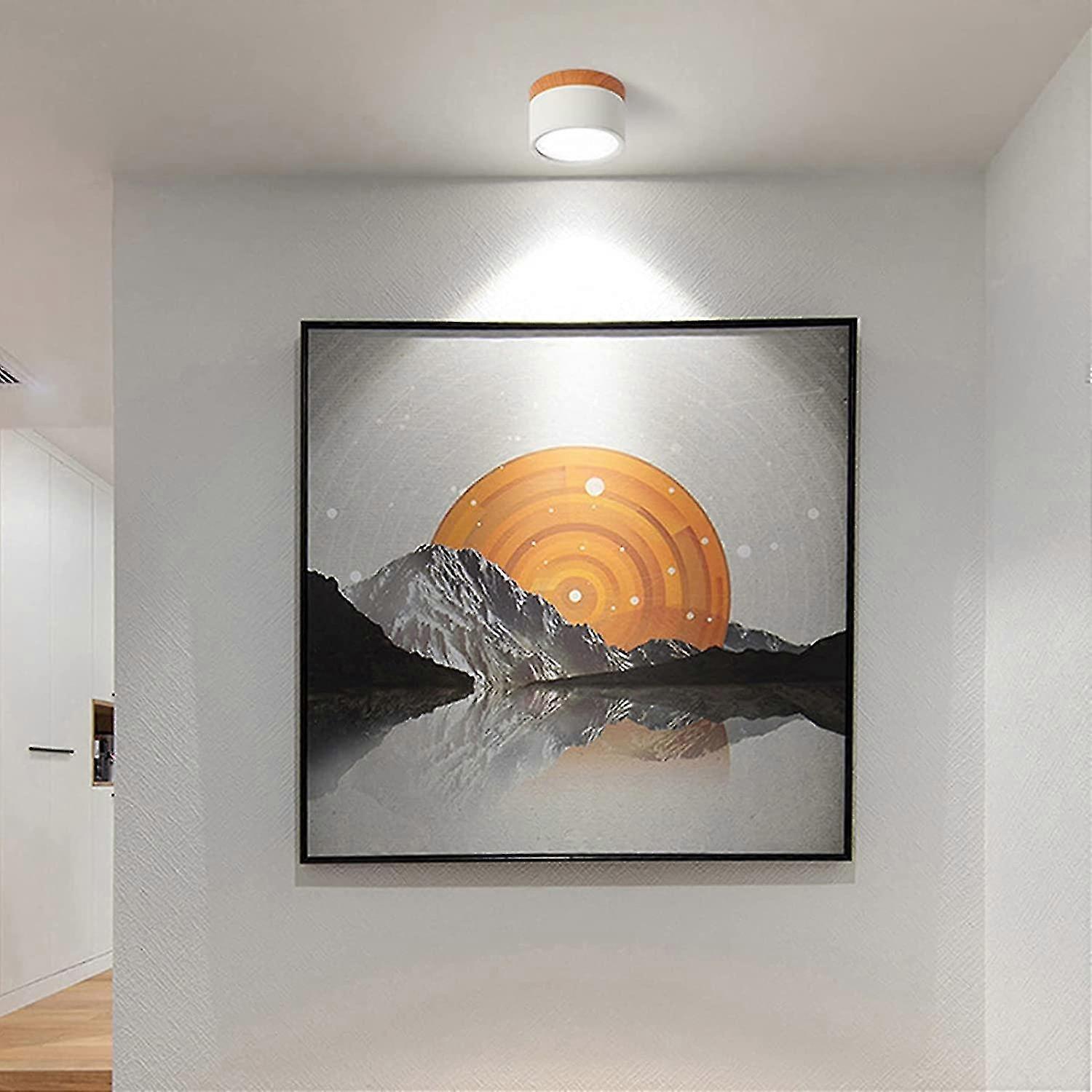 5w led surface mounted ceiling spotlight cold white 90mm 6000k[energy class e]