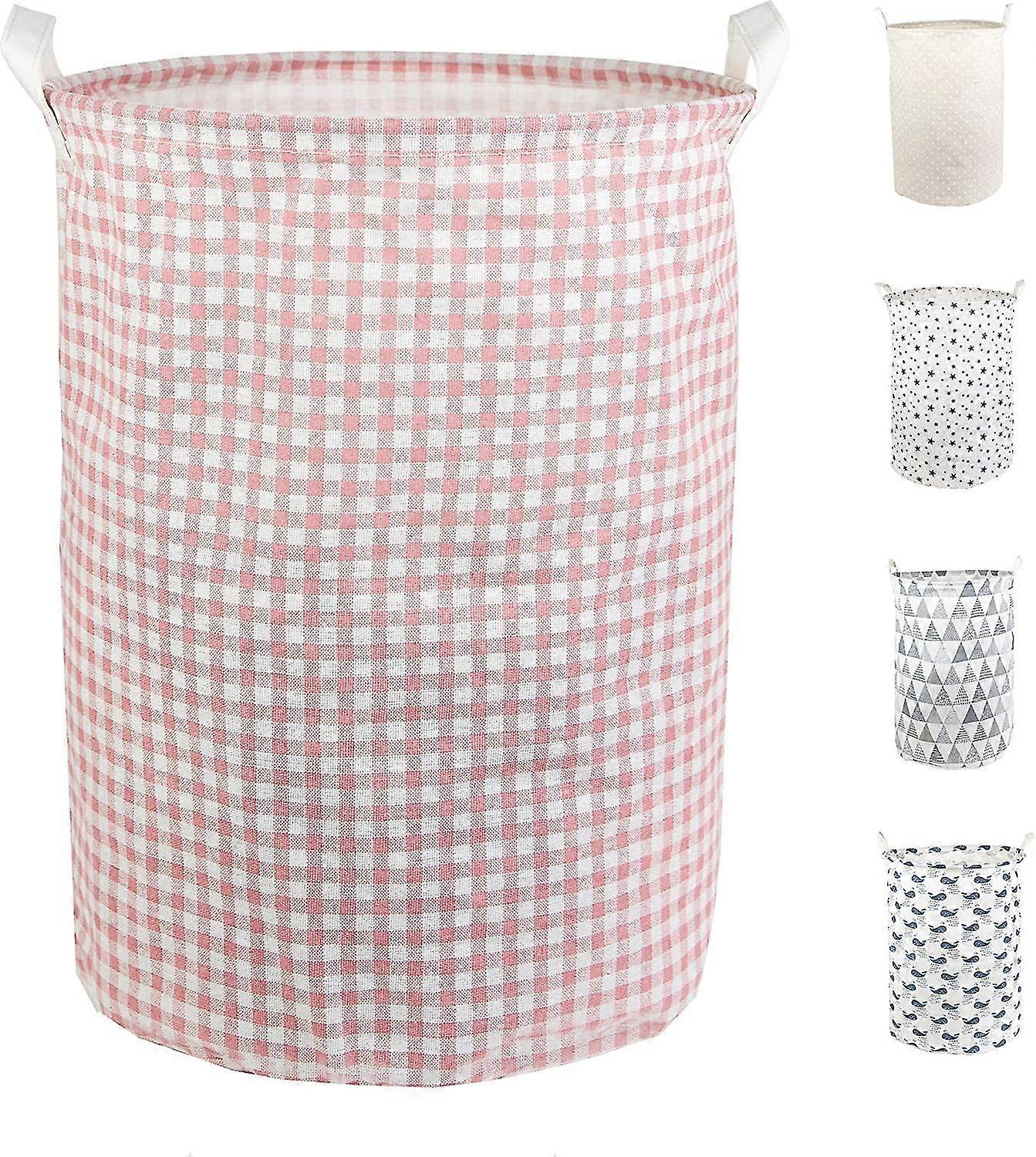 Laundry Hamper & Mesh Laundry Bag, Foldable Storage Bin, Dirty Laundry Hamper With Handle, Cotton Towel Hamper (color 1)