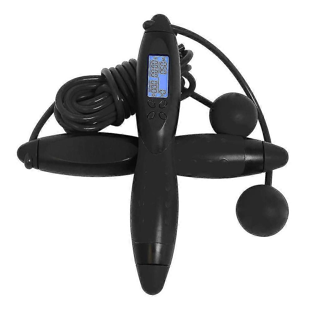 Digital Counting Speed Jumping Rope Counter For Outdoor,black