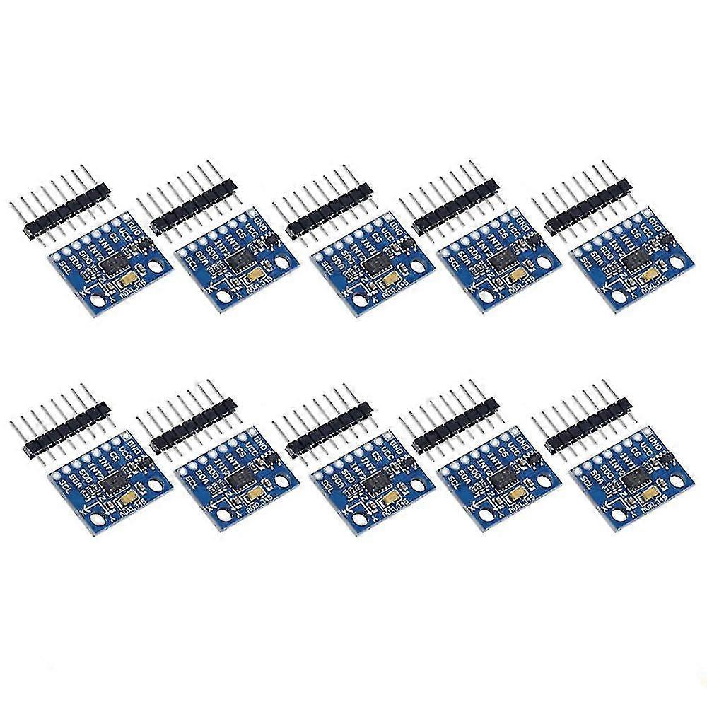 10pcs -291 Adxl345 Digital Tri-axial Acceleration Due To Gravity Gradient Module Iic/spi Transmissi