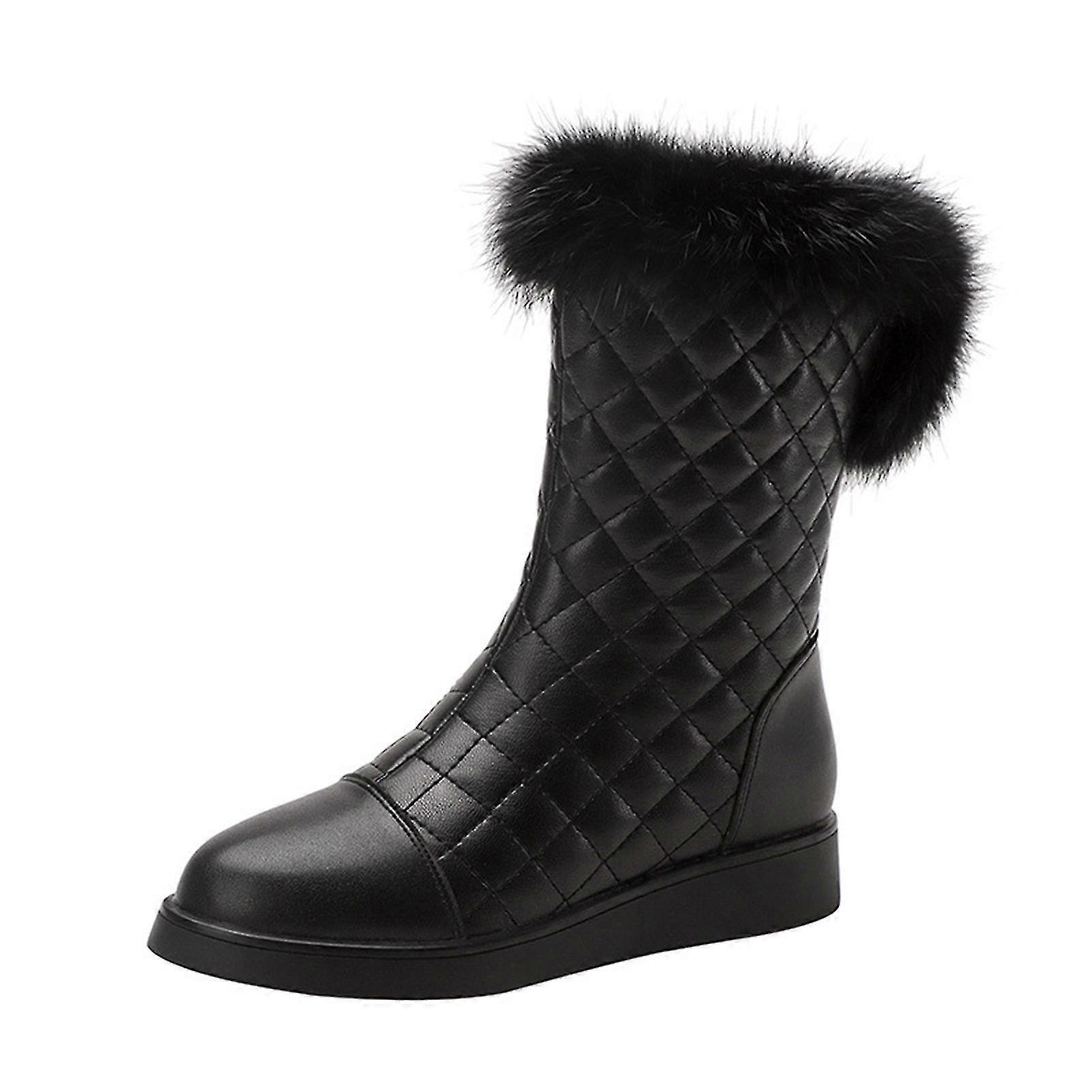 Women's Waterproof Snow Boots Without Grinding Feet Winter Boots Gift For Christmas Birthday New Year