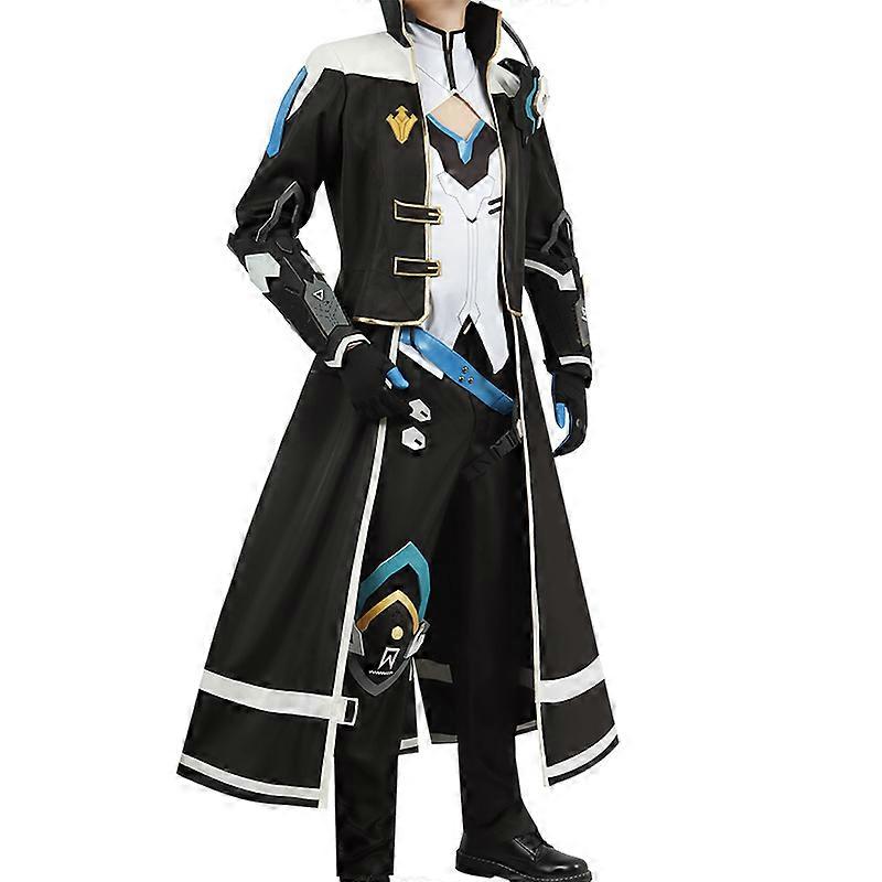 Redkid Anime Cosplay Game Honkai Impact 3 Kevin Kaslana Costumes Halloween Man Cape Coat Pants Top W
