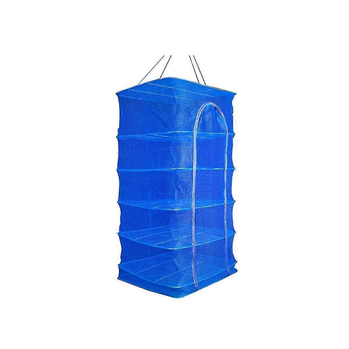 5 Layers Fish Mesh Hanging Sun Dry Net For Food Dehydrator Durable Folding Vegetable Herbs Fishes Dryer Net Drying Racks Y