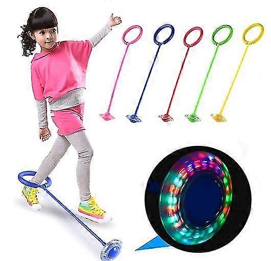 flashing jump, rotating ring, one-legged jumping ball ball, hula hoop, dazzling dance Flashing Skipping Ball
