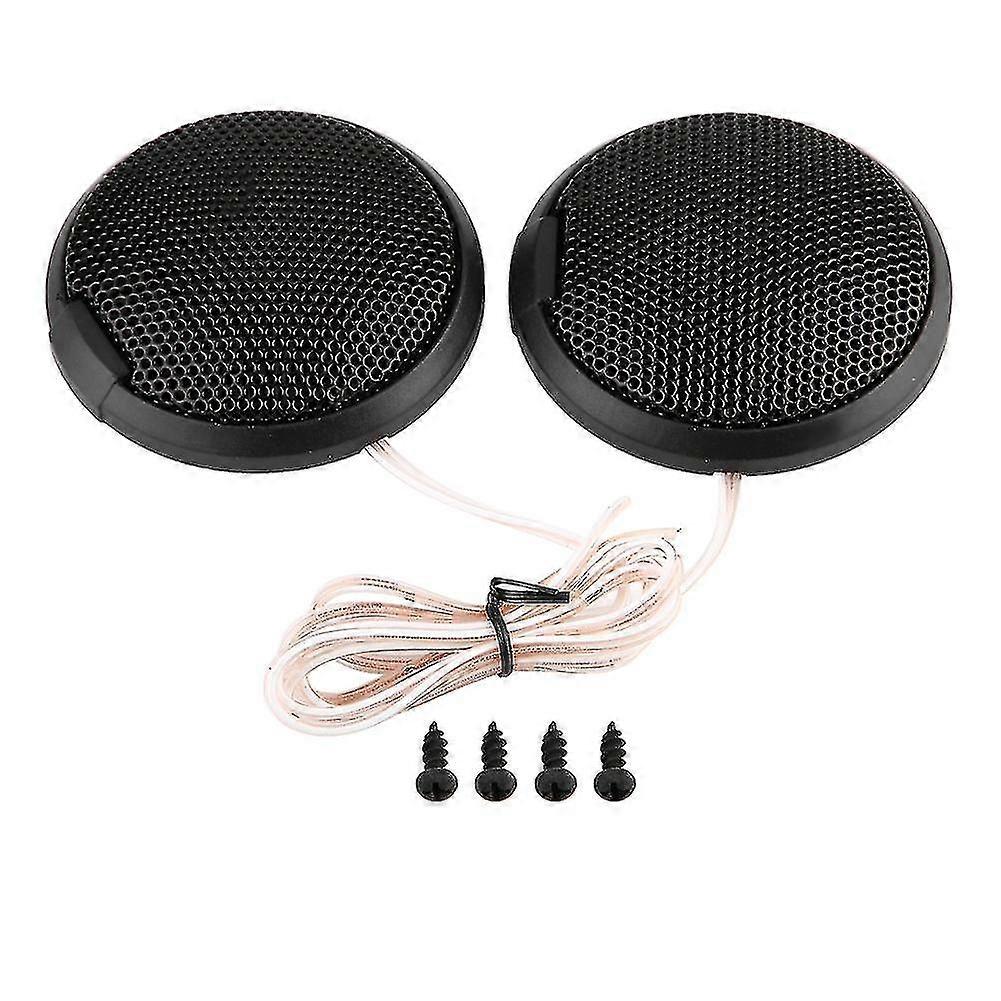Black 20W Mini Car Speaker Audio Round Stickable Loudspeaker Automobile Speaker with Glue