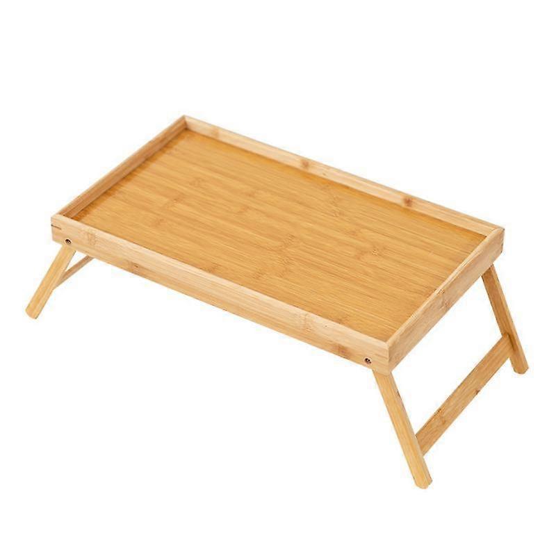 Bed Tray Table with Foldable Legs Multi Functional Snack Tray for Bed Eating