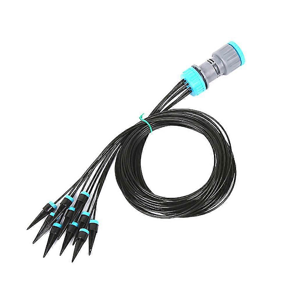 Efficient 10-outlet Drip Irrigation System for Plant Self-Watering