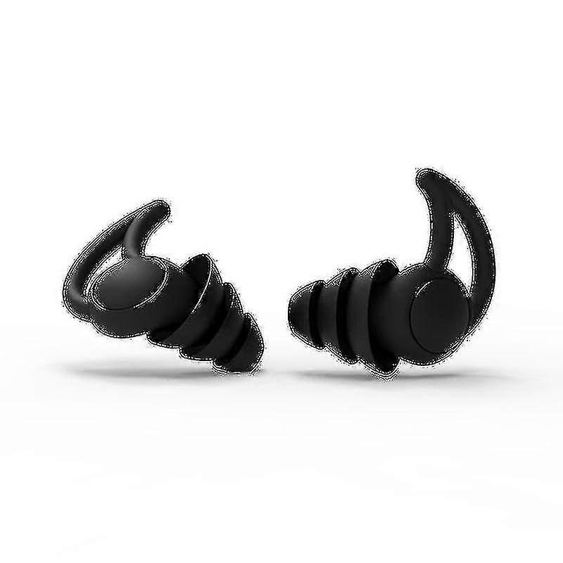 Tiché štuple do uší s redukciou hluku, super mäkká, opakovane použiteľná ochrana sluchu v flexibilnom silikóne na spanie, citlivosť na hluk