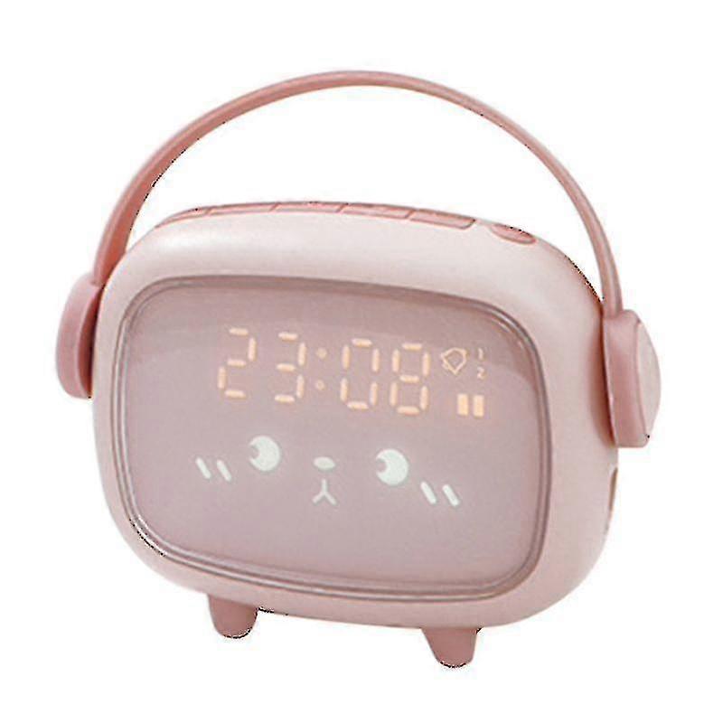 أدى ضوء الليل ضوء الملاك ضوء الليل مع وظيفة التنبيه الرقمي الوردي