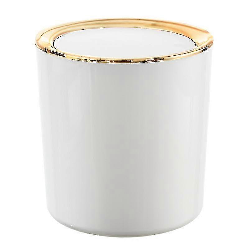 Trash Can - Wastebasket, Garbage Container Basket Bin For Master/guest Bathroom - Holds Rubbish/recycle