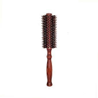 Wuzhou Brush Round Hair Brush Anti Static Quiff Roller Hair Comb dla kobiet i mężczyzn (2szt, kolor drewna)