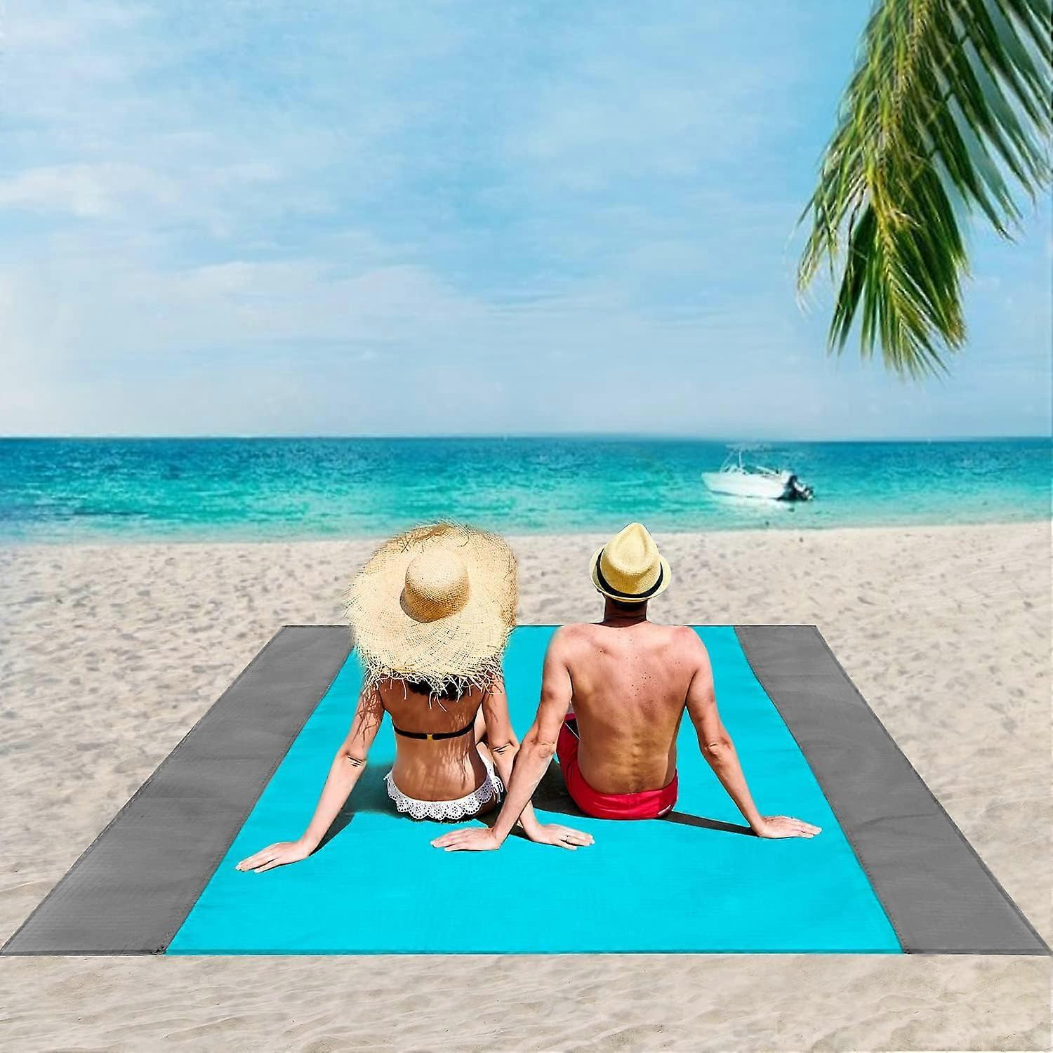 Waterproof Beach Blanket, Oversized Lightweight Picnic Mat