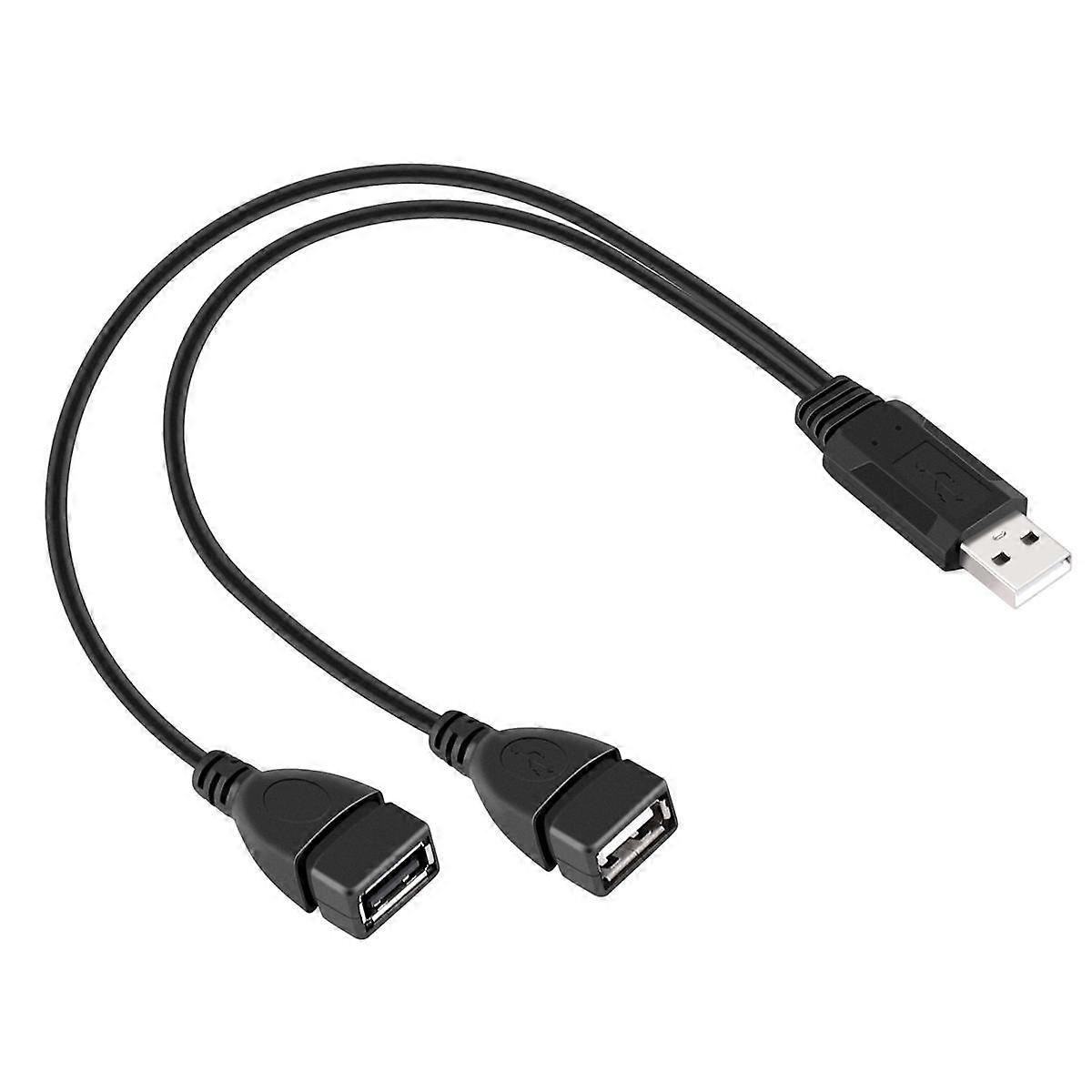 USB 2.0A samec auf 2 Dual USB samice Jack Y rozbočovač Verteiler Adaptér Kabel