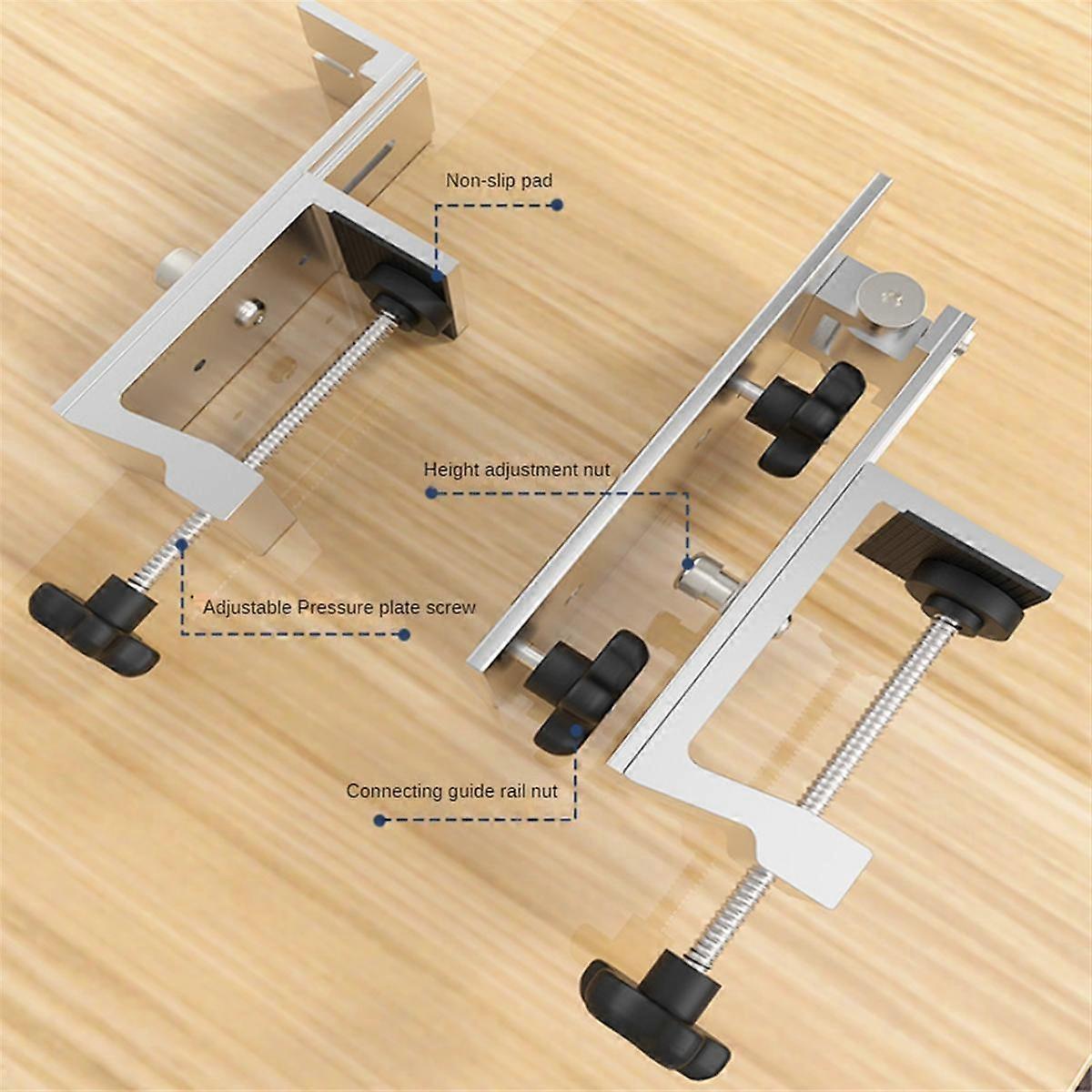 Parallel Rail Guide System for Circular Saw Guide Rail Electric Saw Lift Guide Rail Connector Set Woodworking Parts