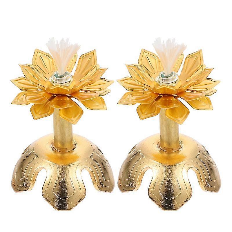 2pcs Lotus Wick Holder-c