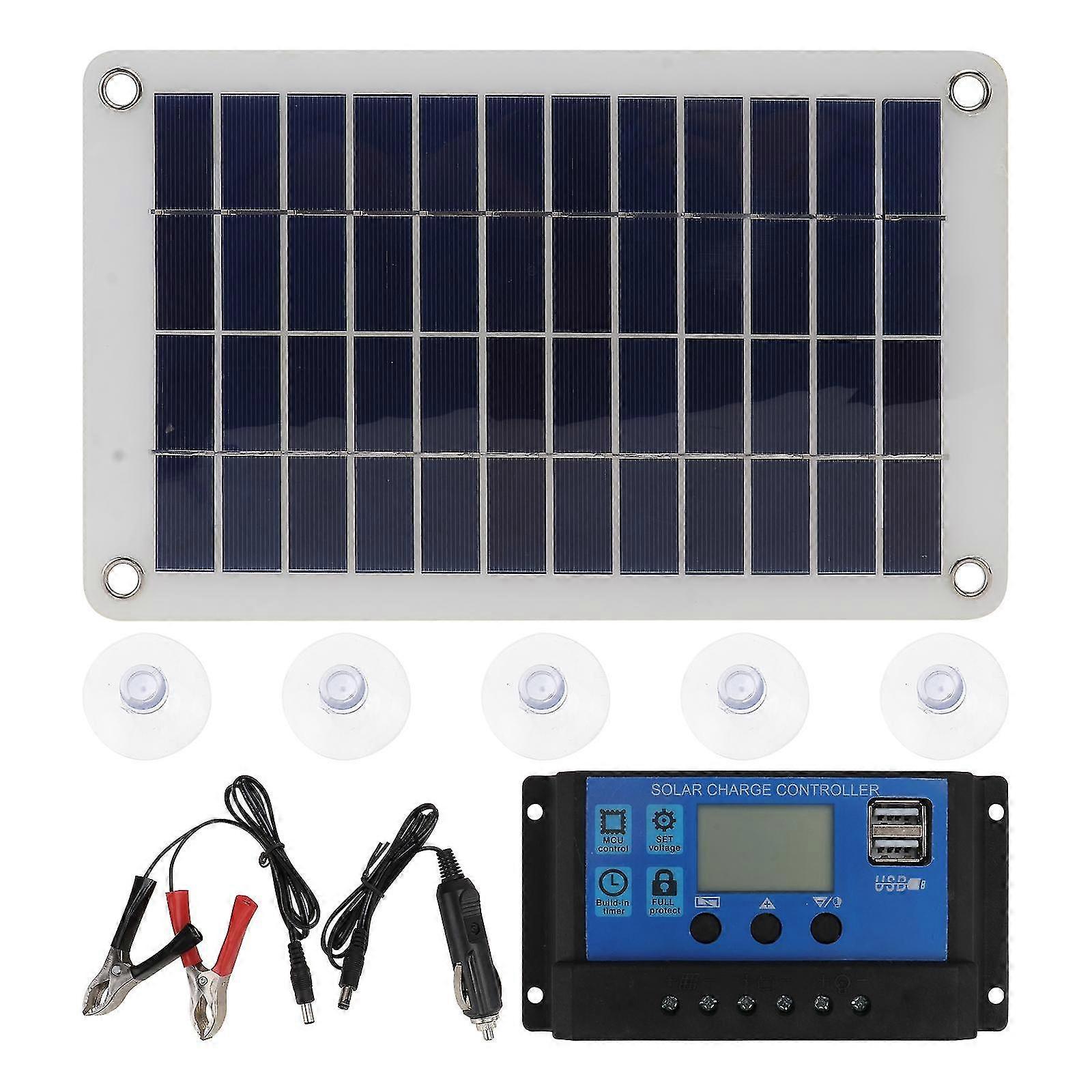 1 Set Solar Power Panel Single Crystal Silicon Solar Panel Solar Cell Panel-c