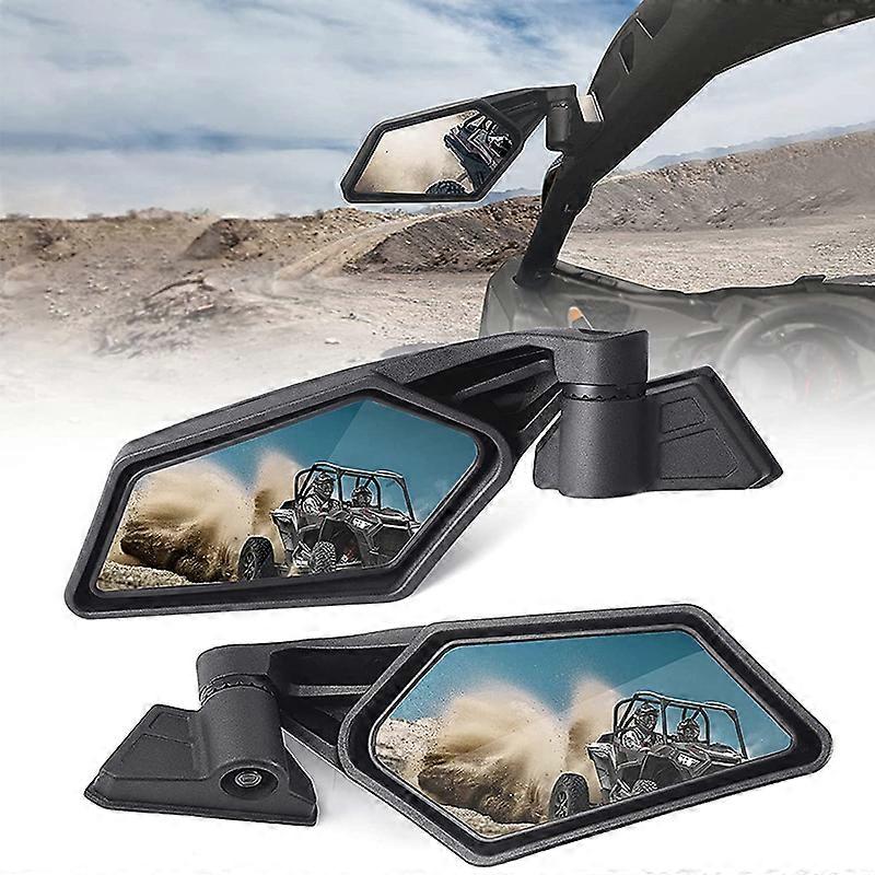 UTV Mirror Adjustable Side Racing Rear View Mirrors compatible with 2017 2018 2019 2020 2021 Can Am Maverick X3 RS DS Max Turbo