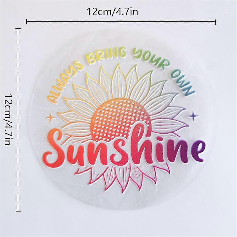 Redkid 2023 Sun Catcher Wall Stickers Rainbow Window Mirror Sticker DIY Window Decal Bedroom Decorat