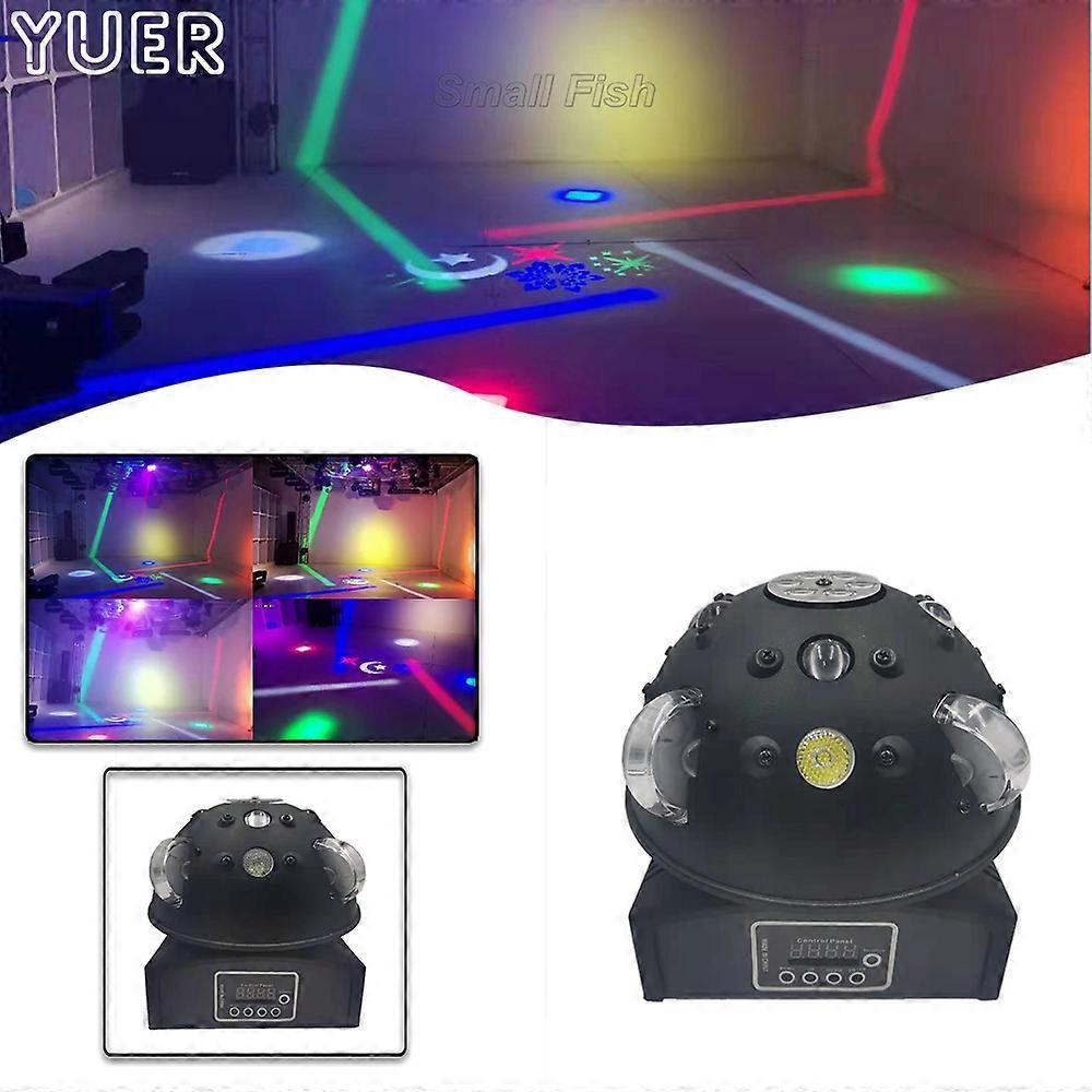 3X12W LED Laser RGB Moving Head Light DMX512 Voice Control For DJ Disco Stage Party Strobe Dyeing Beam Effect Projector
