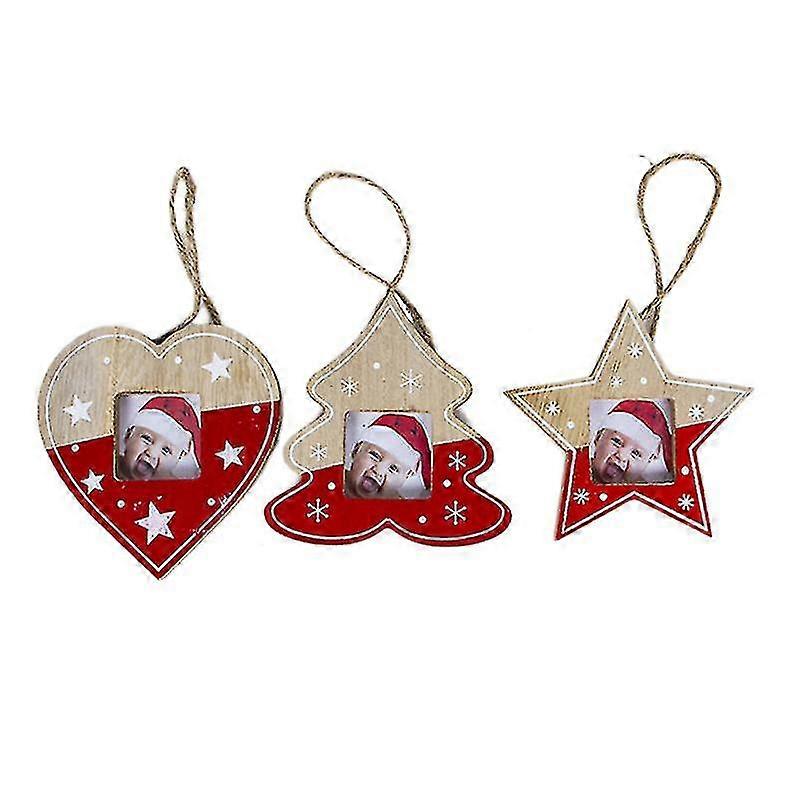 3pcs Weihnachten Bilderrahmen