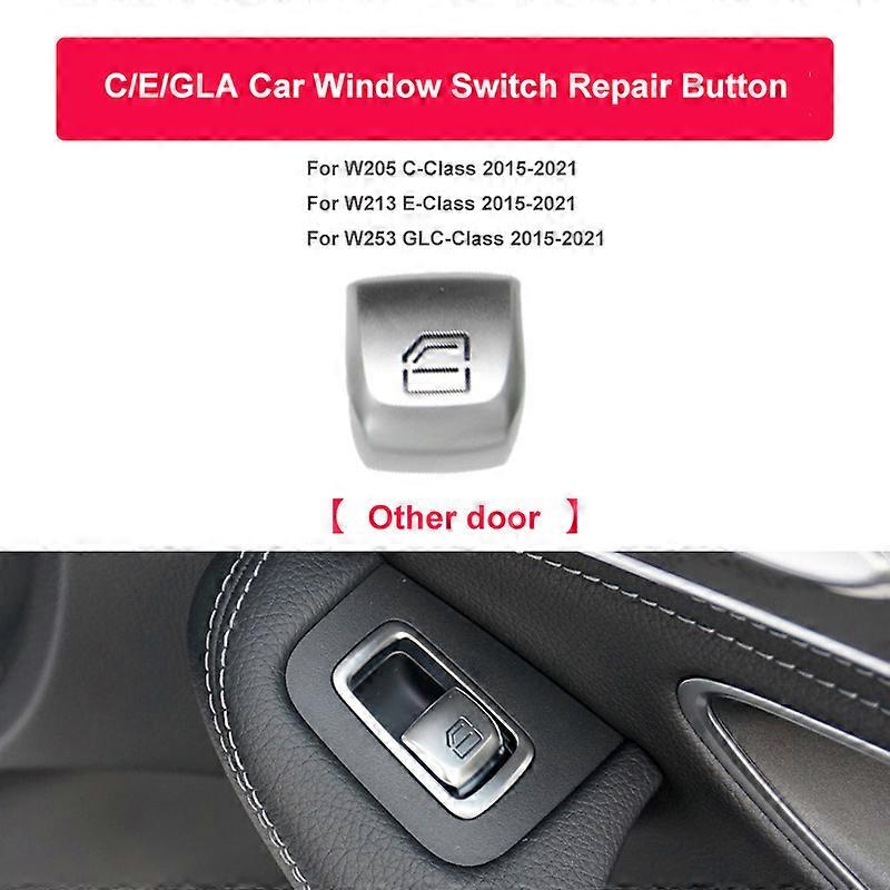 Window car switchRepair Button Cover Glass Lift Control Cap Fit For Mercedes-Benz W205 W253 W213 C E GLC Class