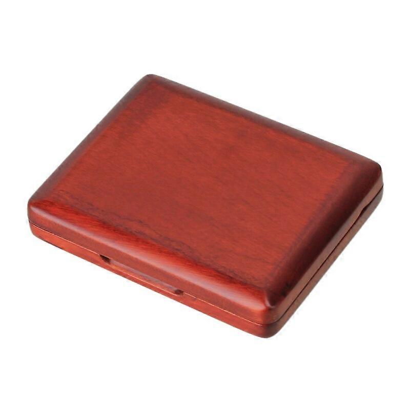 Wooden Oboe Reed Case Holds 3 6 10PCS Oboe Reeds Protector With Soft Velvet Red