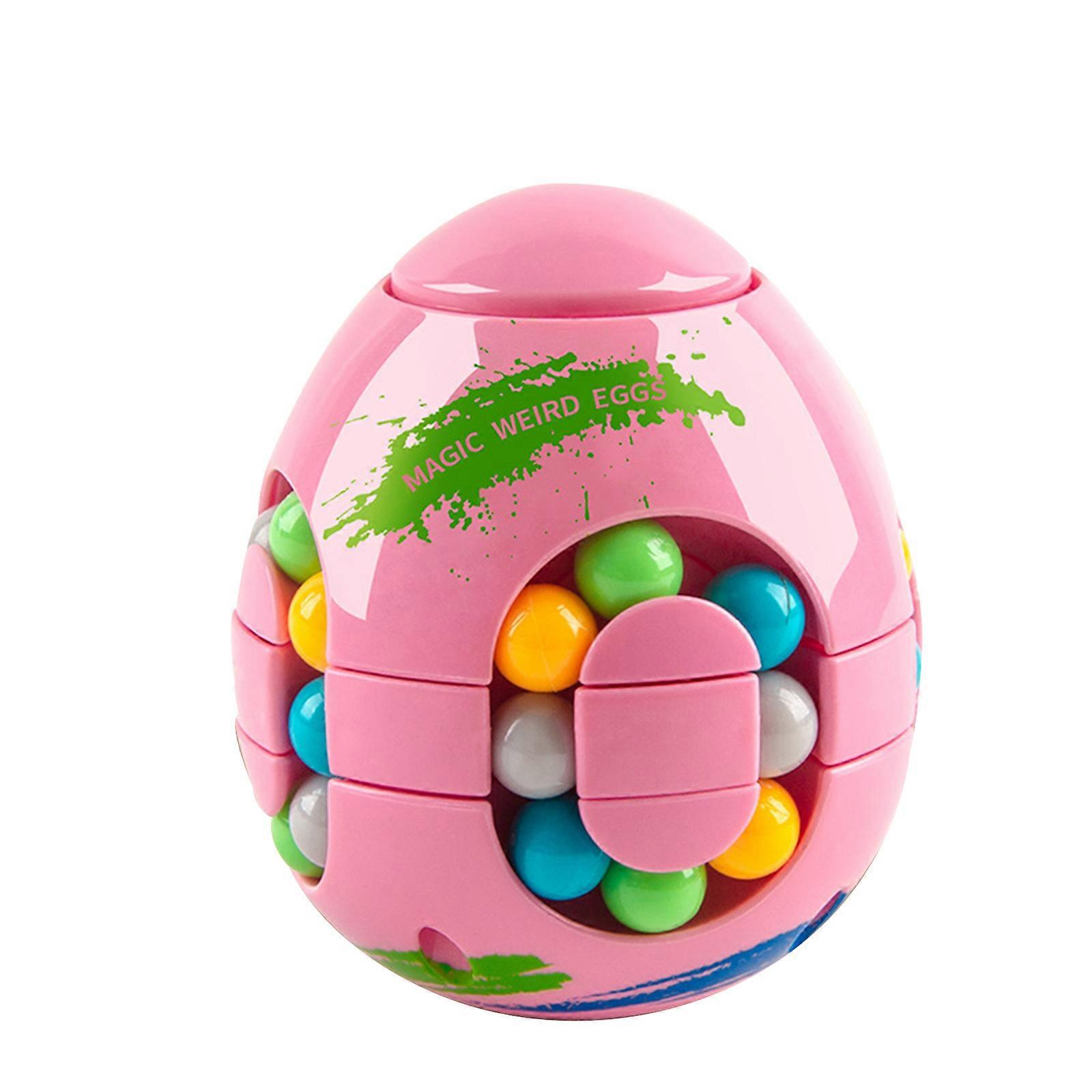 Magical Bean Rotating Cube Creative Rotating Finger Cube Iq Puzzle Toy Handheld Spinner Decompression Toy