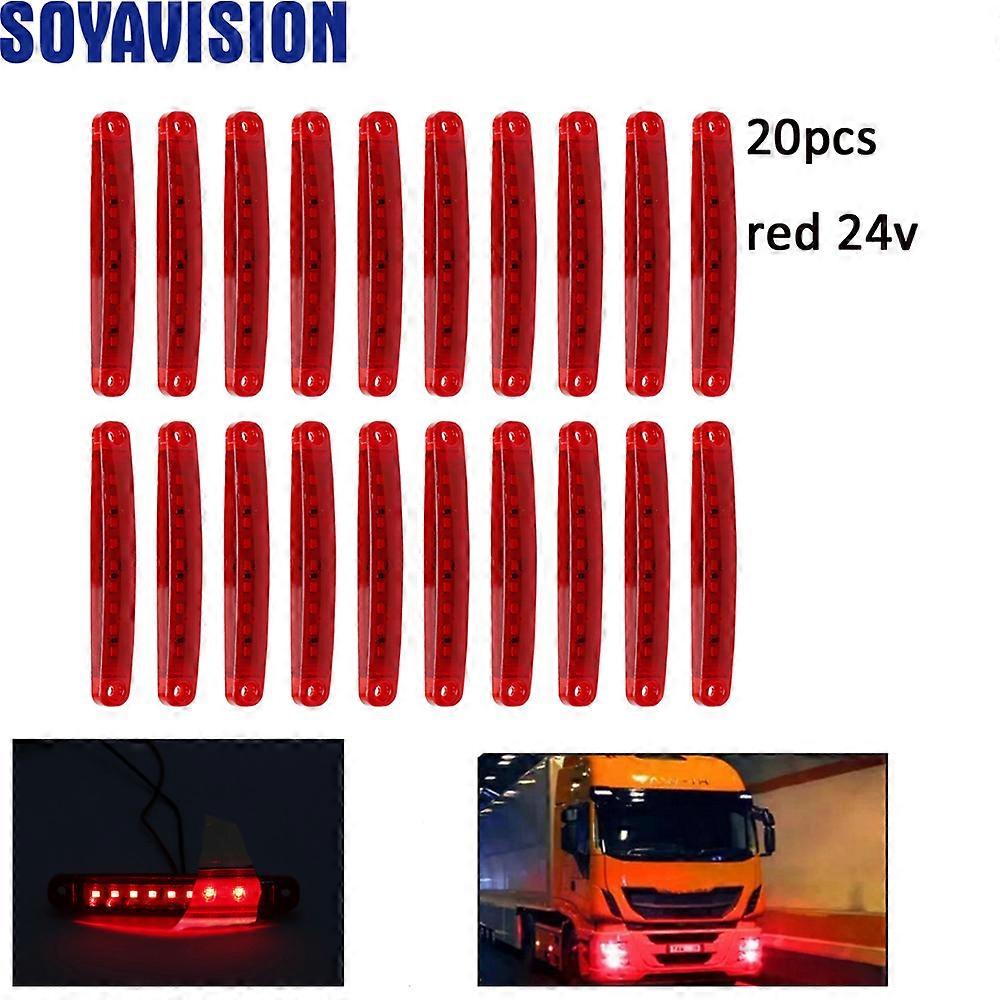 20pcs External Car Lights LED 24V LED Auto Bus Truck Lorry Side