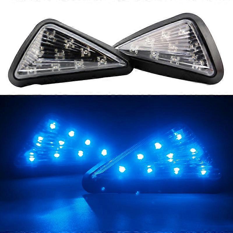 2Pcs/1Pair 12V Led Motorcycle Motorbike Turn Signal Indicator Lights Lamp Universal Motorcycle Signal Lamp Motocycle AccessoriesMotor Vehicle Lighting