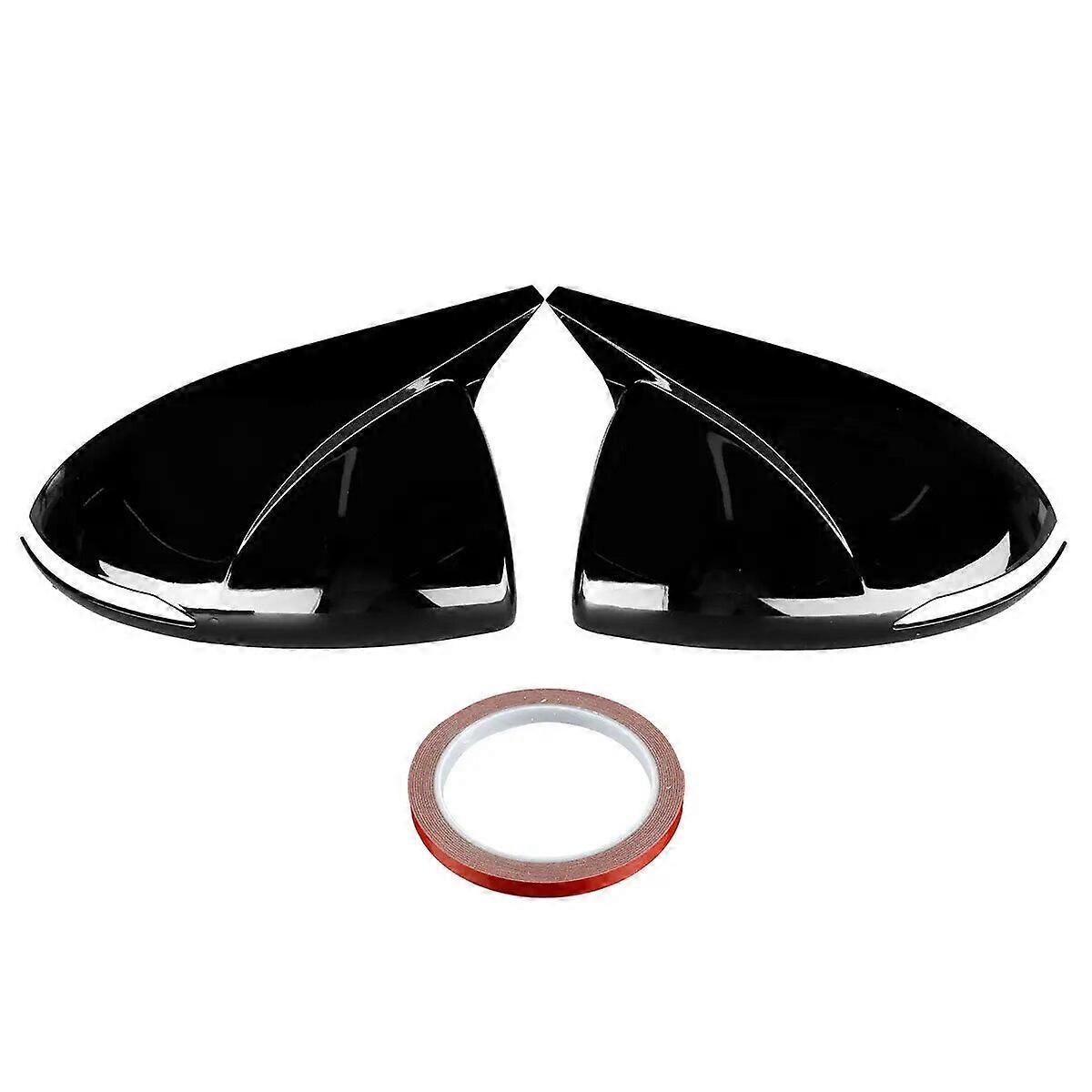 For Hyundai Sonata DN8 2020 2021 2022 Rearview Side Mirror Cover Wing Cap Exterior Door Rear View Case Trim Carbon Fiber LookMotor Vehicle Mirrors