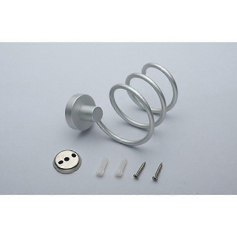 Wall Aluminum Hair Dryer Rack Holder Hanger Multi Function Storage Stand Shelf Bathroom Accessories Holder For Hairdryer Racks Toothbrushes
