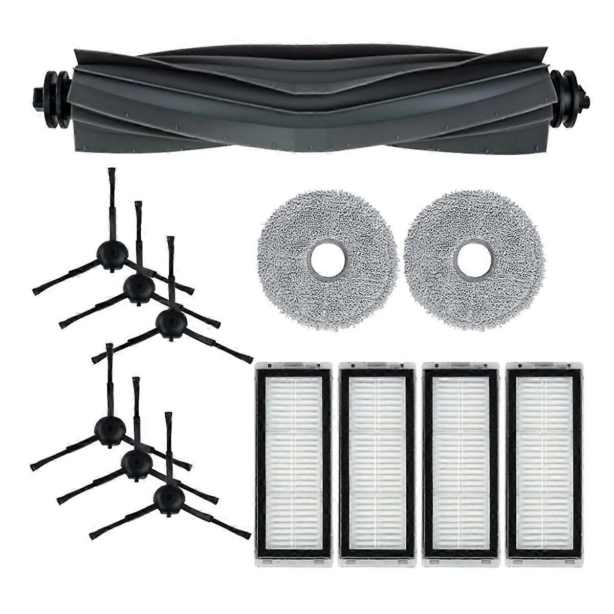 Replacement Parts for L20 Ultra L30 Ultra Robot Vacuum Cleaner Roller Side Brushes Hepa Filters Mop Pads