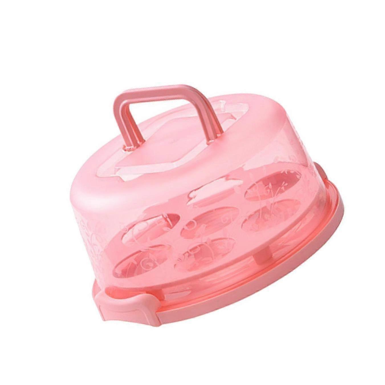 7-cup Cake Cupcake Muffin Carrier Holder Convenient And Portable
