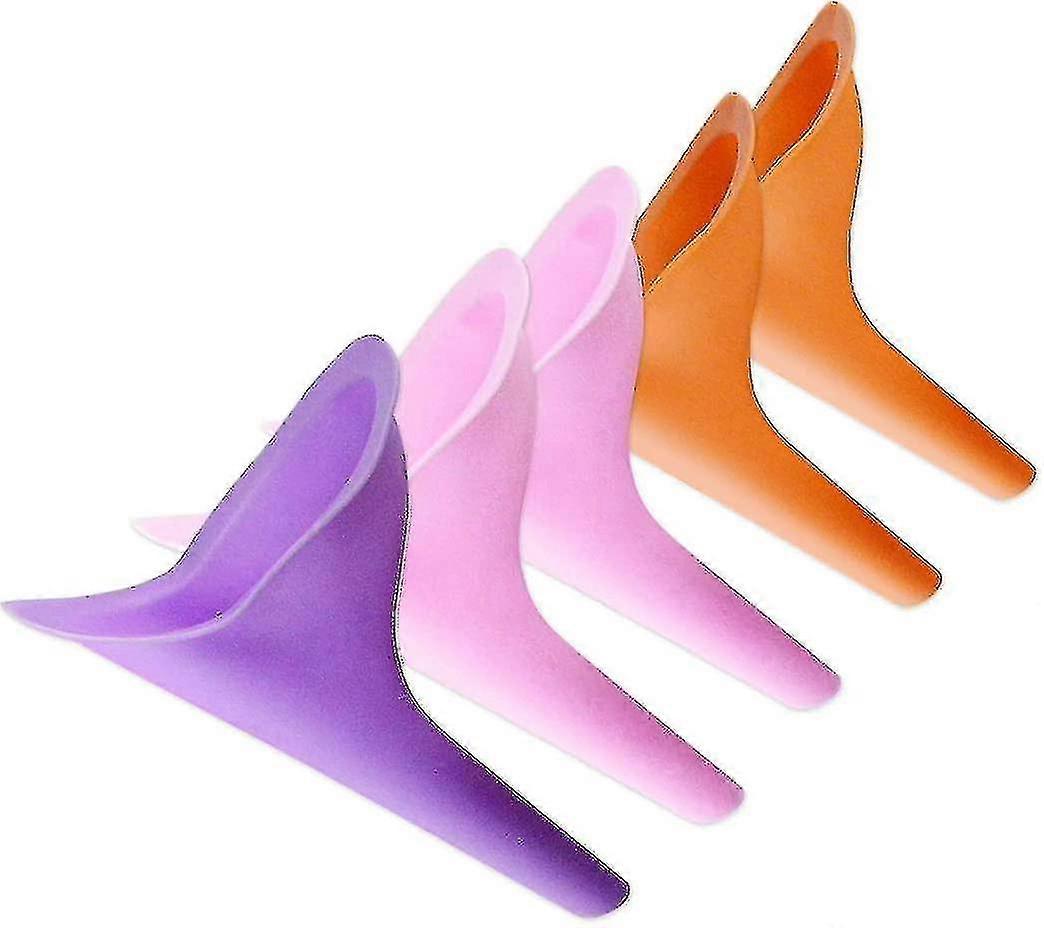Portable Female Urinal Funnel - Set of 5, Stand and Pee with Ease