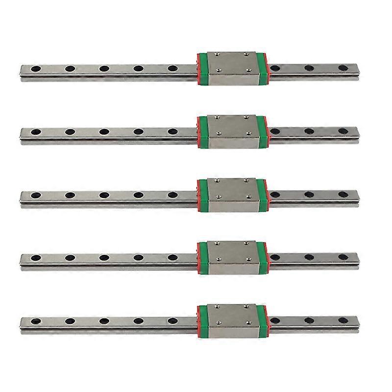 5Pcs Voron V0 Linear Guide 3D 150mm Printer Accessories MGN7 with Slider