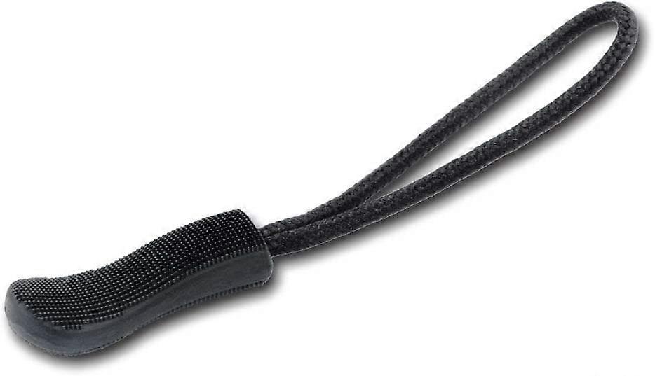 Durable Zipper Pulls Zipper Tab Zipper Tags Cord Pulls Zipper Extension Zip Fixer for Backpacks, Jackets, (Black,10 PCS)