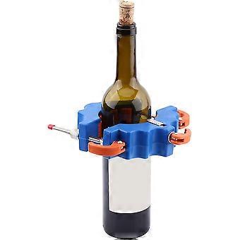 Glasflaschenschneider, Flaschenschneider, Flaschenschneiderwerkzeug für Glasflaschen mit 5-10 cm Durchmesser (blau)